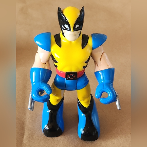 Spider-Man & Friends Wolverine w/ Battle‎ Gear 6" & Hulk 7" Action Figures 2006 - Picture 7 of 12